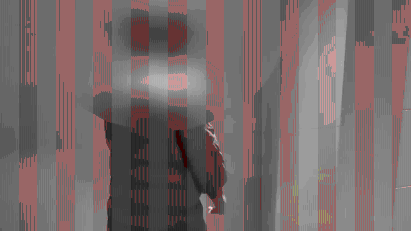 女子講述酒店健身房洗澡遭陌生男子闖入經過。 