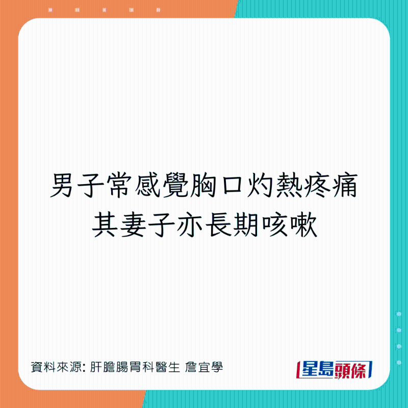 詹醫生表示男女患者一直都感到不適