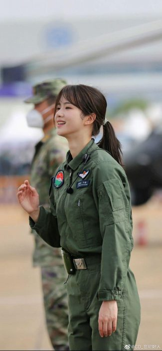 徐楓燦曾是珠海航展的「嬌點」。