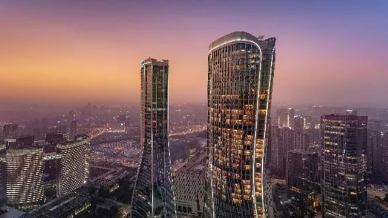 杭州康萊德酒店。 網站圖