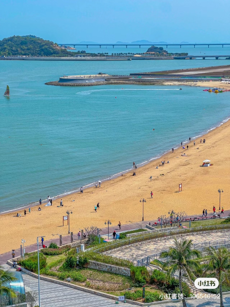  情侶路位于珠海香洲區。 （圖片來源：小紅書@Jessiebabe）