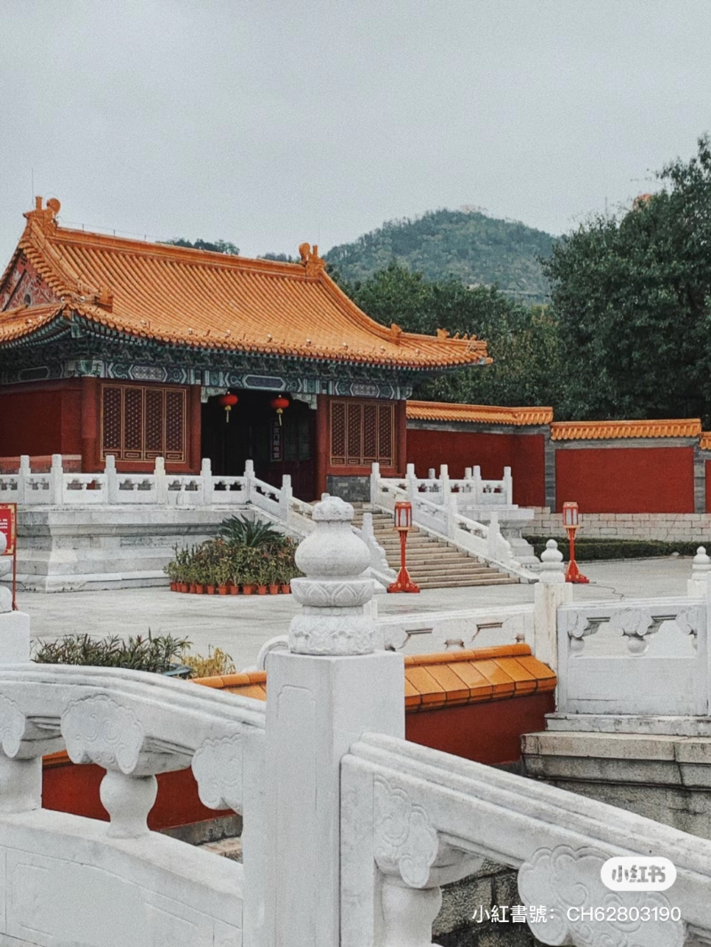 圓明新園取被燒毀前的北京圓明園建筑群為藍本。 （圖片來源：小紅書@橘子皮的橘）