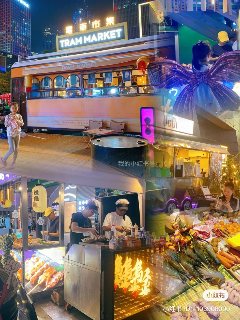 深圳人氣夜市5:南山區后海地鐵E出口 深圳人氣夜市5:南山區后海地鐵E出口