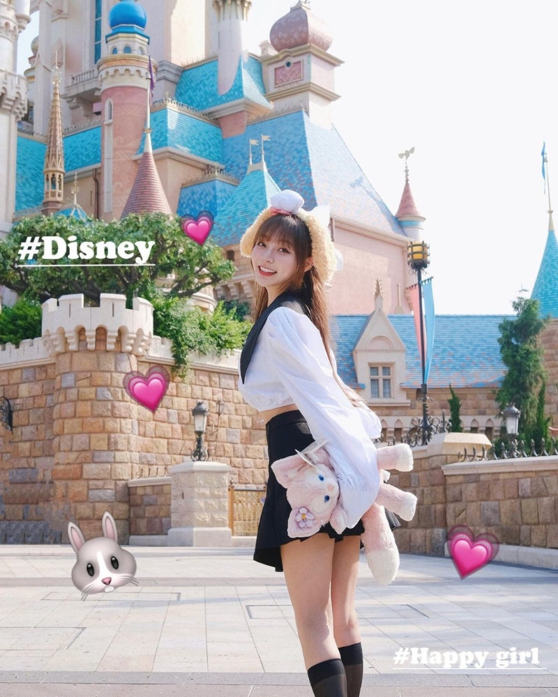 林襄ig香港主題樂園游玩照