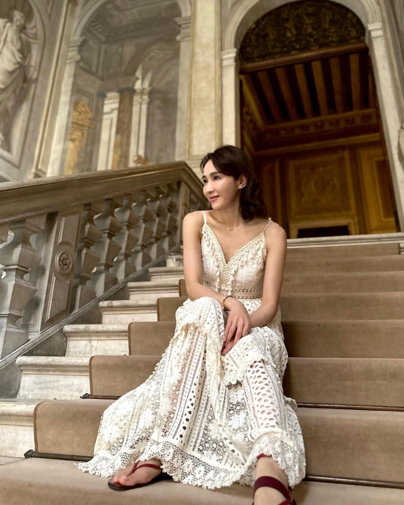 黎姿打扮充滿少女味