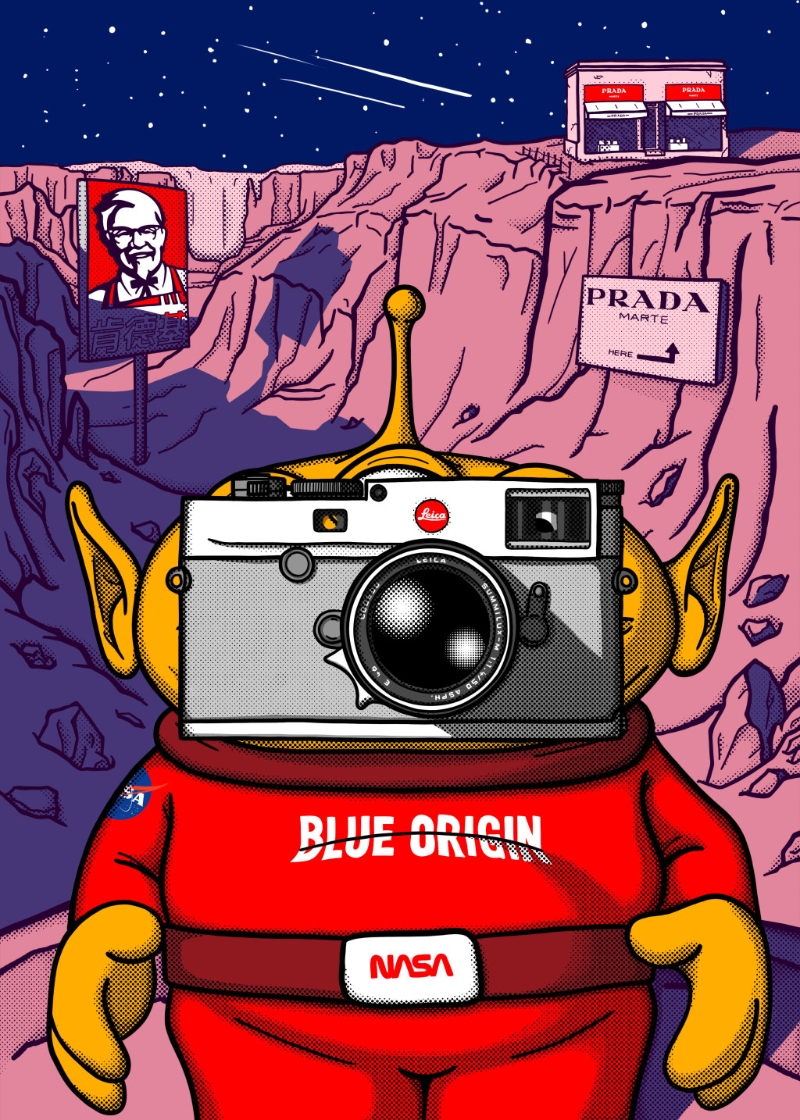 人類即使移民到火星，仍繼續過著與地球無異的生活。