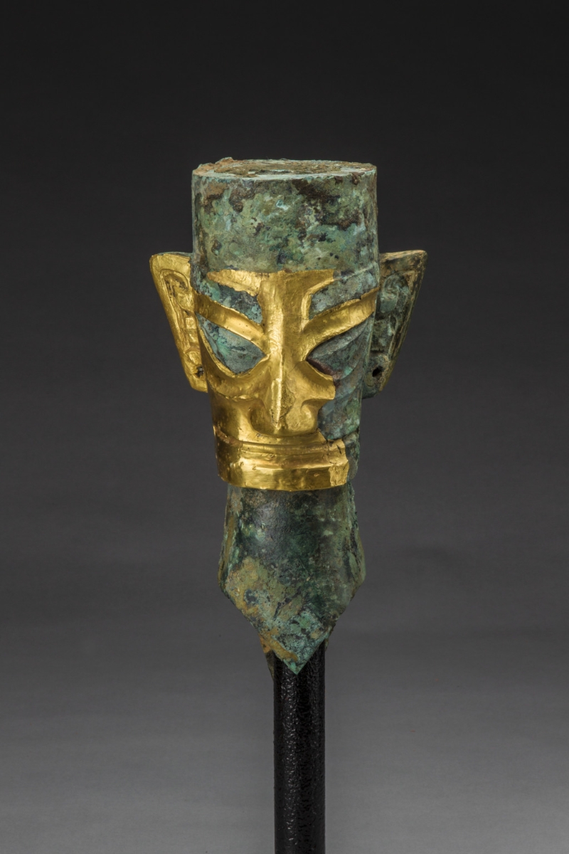 展品 : 戴金面罩人頭像 展品 : 戴金面罩人頭像