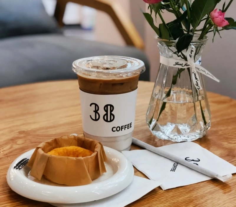 味道香濃的巴斯克蛋糕，配咖啡很不錯。圖：小紅書@Mmmm17happy