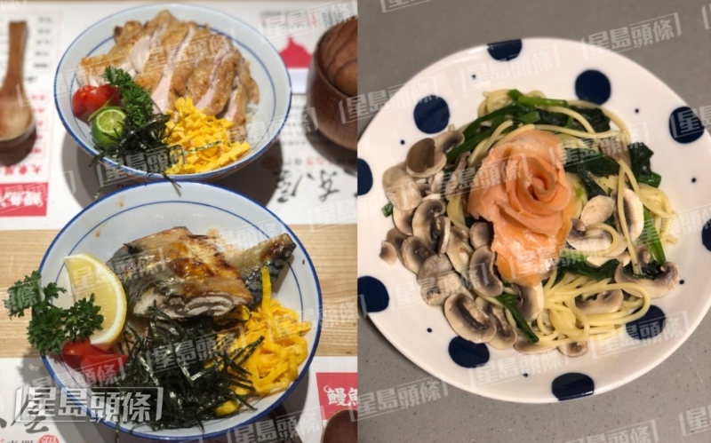 Phoebe及Alex采用正確減肥方法后，不戒淀粉，吃飯和意粉，也有效減磅且不反彈。 （相片由尚營坊注冊營養師黃雅婷提供）