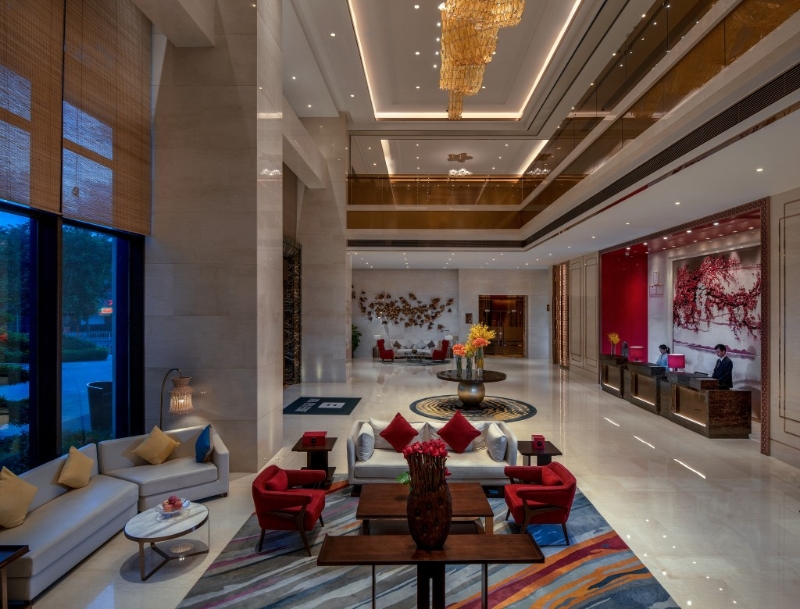 大鵬佳兆業可域精選酒店大堂。