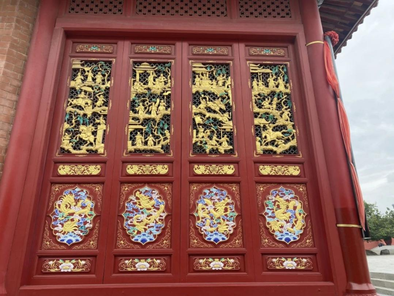 玄武山古戲臺碣石木雕 玄武山古戲臺碣石木雕