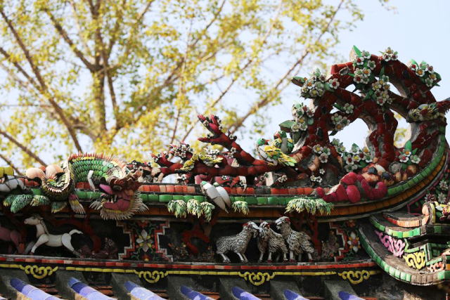 開元寺的屋頂繁花 開元寺的屋頂繁花