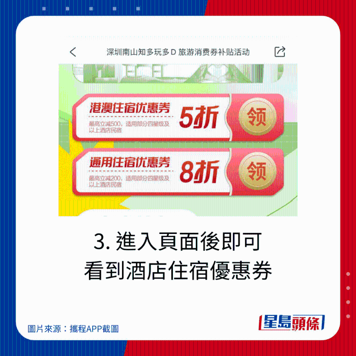 3. 進入頁面后即可 看到酒店住宿優惠券