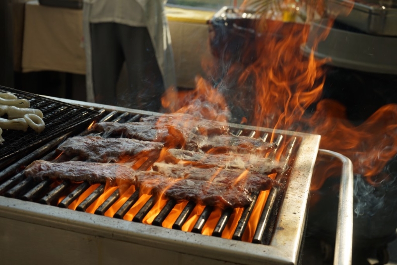 中秋國慶海鮮燒烤自助餐宴會