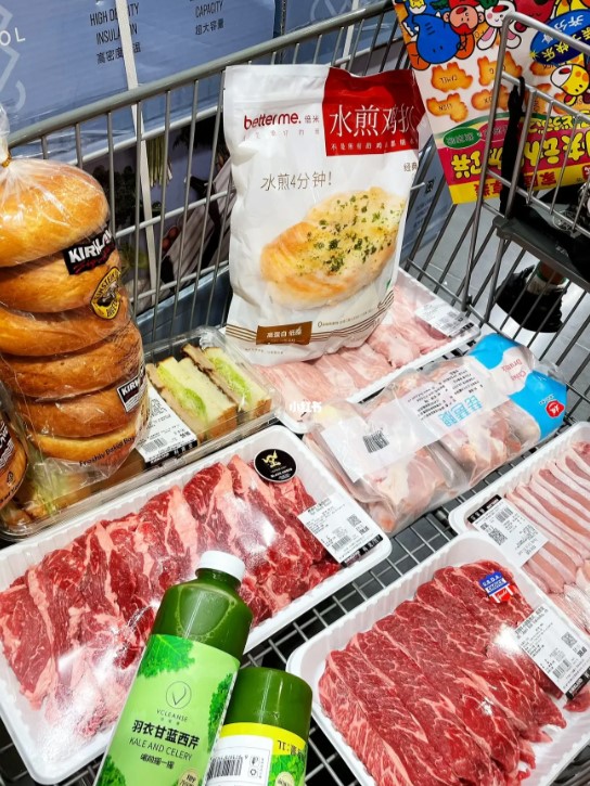 Costco開市客發售產品種類繁多，各款急凍食品、面包及凍肉等當然也可找到。 （圖片來源：小紅書）