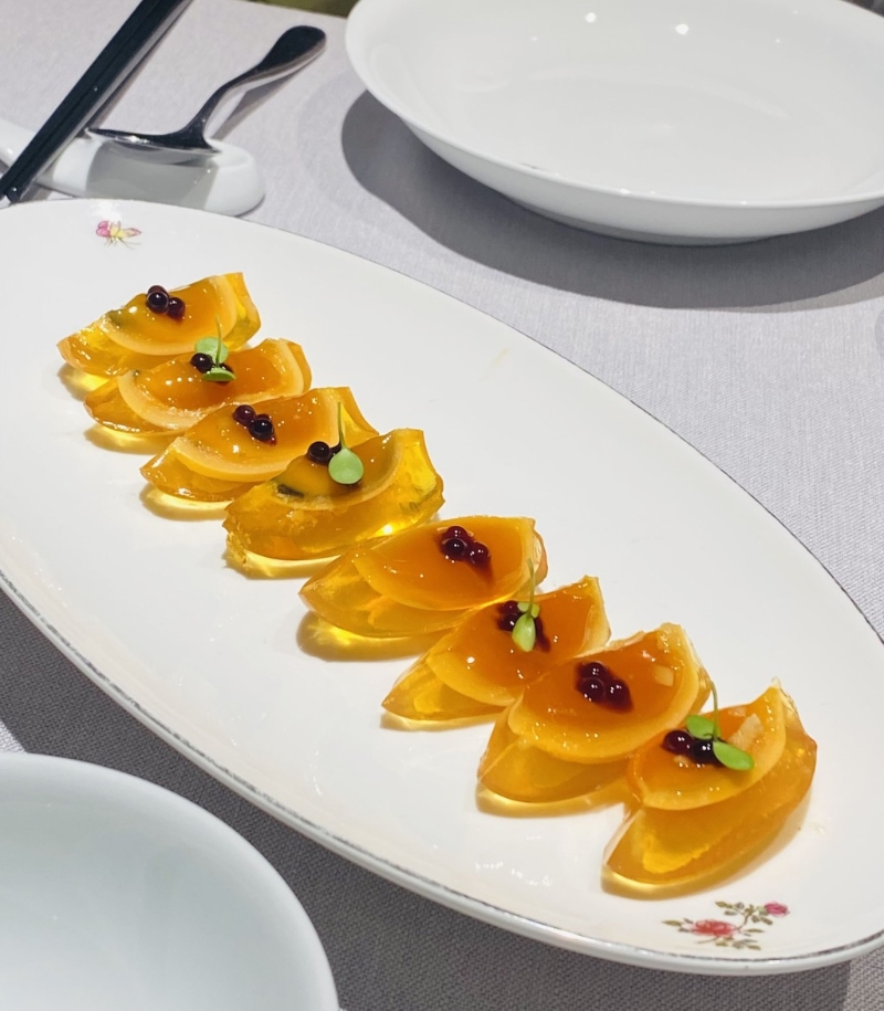 醋汁溏心皮蛋。