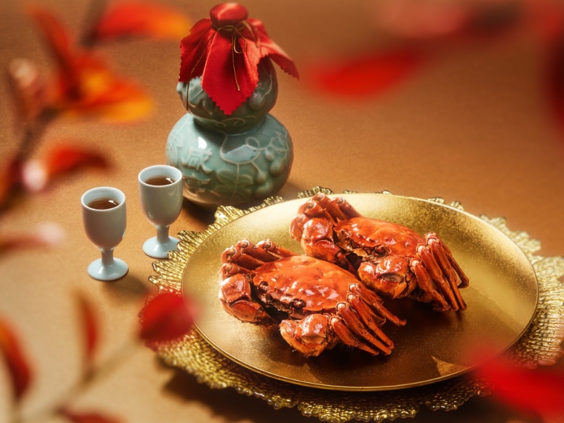 國金軒豐盛大閘蟹宴 。