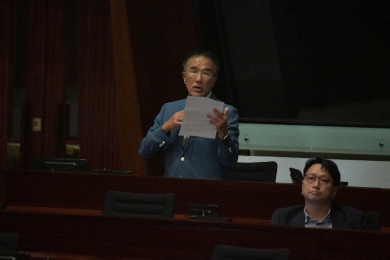 實政圓桌立法會議員田北辰。