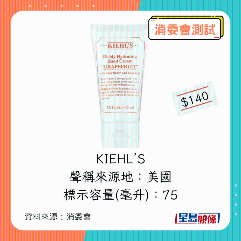 KIEHL'S 高效能潤手霜 KIEHL'S 高效能潤手霜