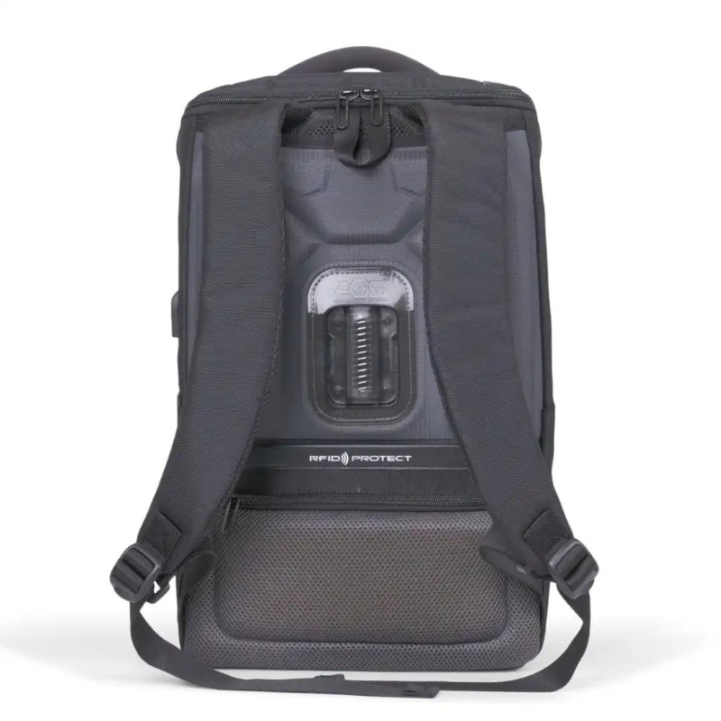 MDS系列AGS PRO懸浮減壓背囊設計特色，乃采用AGS Pro懸浮減壓系統，內里設iPad隔層、15寸電腦隔層 。 （FX Creations圖片來源：品牌官網）