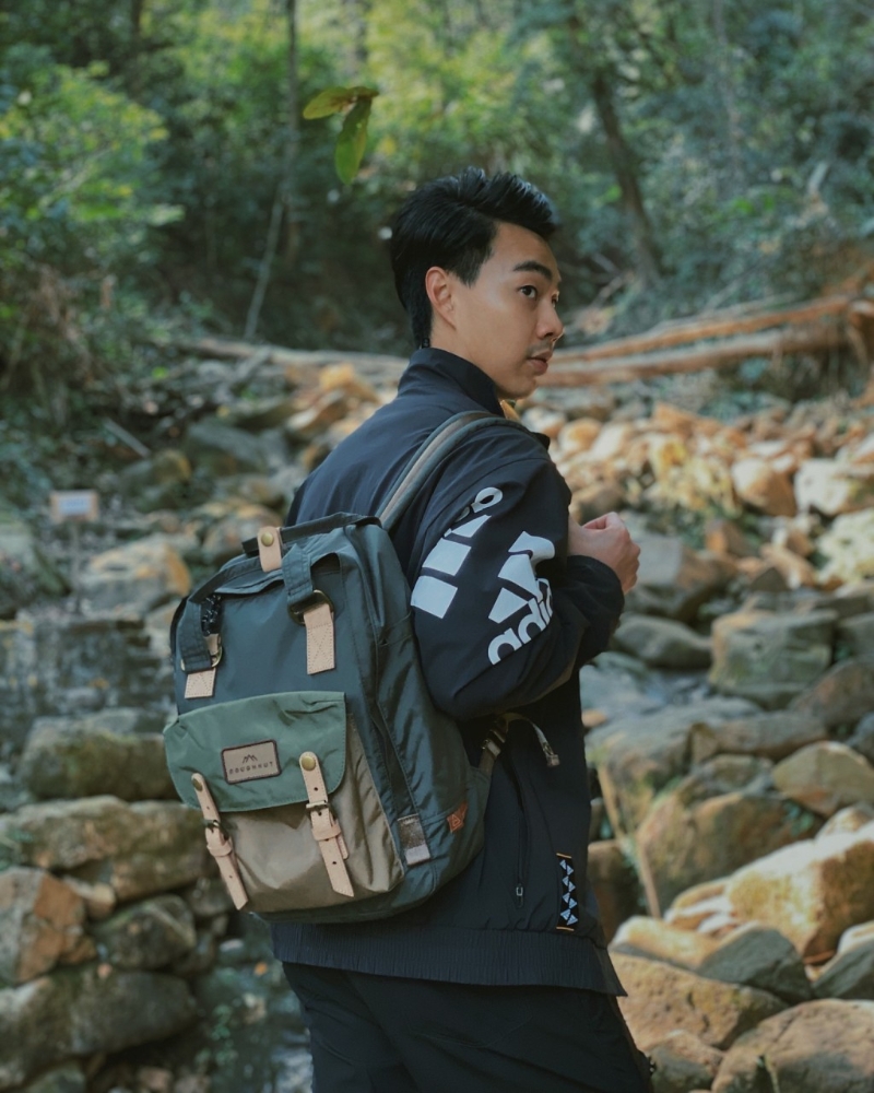 馬卡龍叢林系列背囊，$630，Doughnut，大玩撞色設計配以再生皮革修邊。