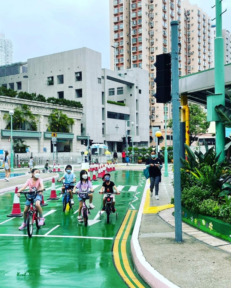 沙田交通安全公園 模擬真實道路環境