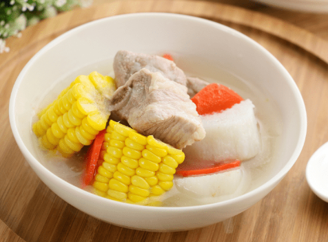 淮山玉米豬肚湯