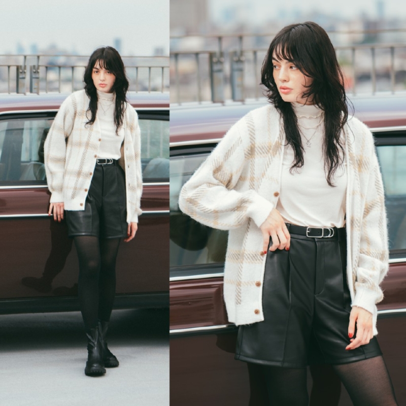 男女裝人氣秋冬服飾，Brushed yarn cardigan $249，