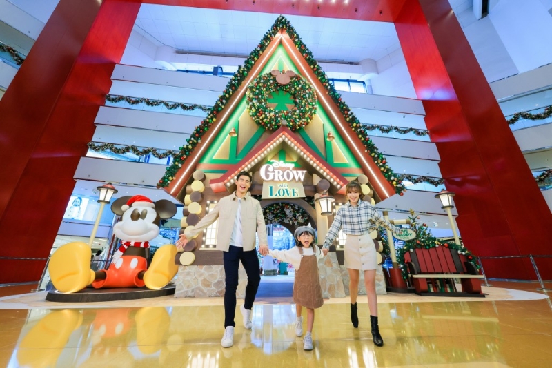 圣誕好去處必到打卡位1：Mickey圣誕小屋（圖片來源：太古城中心）