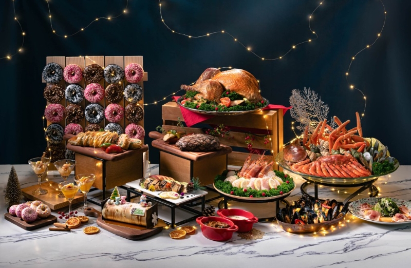 富豪九龍酒店——雅廊咖啡室，冬甩奇幻圣誕自助餐 75折預購優惠