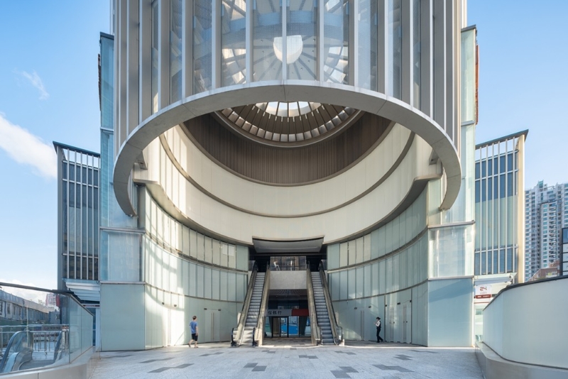 中洲灣隨處可見科技元素。