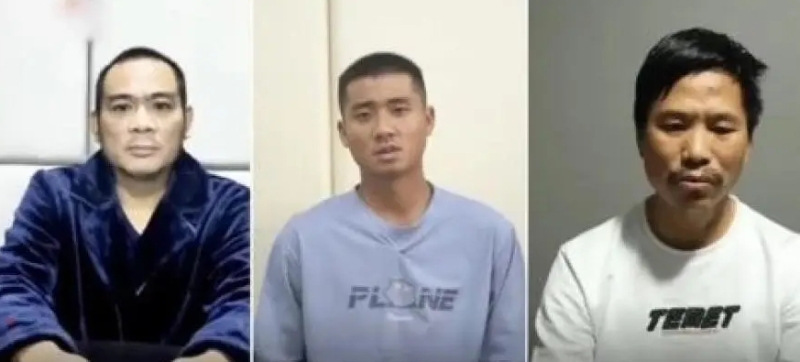 劉正祥胞弟、福利來集團總裁劉正琦（中）曾提出，要求家人盡快釋出電詐園區內的中國人。