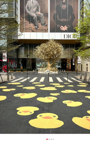 深圳許多地方現在也充滿了“大黃鴨”元素。