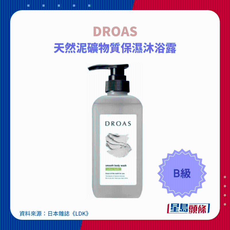 DROAS 天然泥礦物質保濕沐浴露