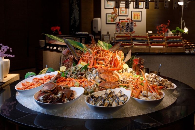 香港海洋公園萬豪酒店海灣餐廳自助餐買一送一?。▓D片來源：kkday）