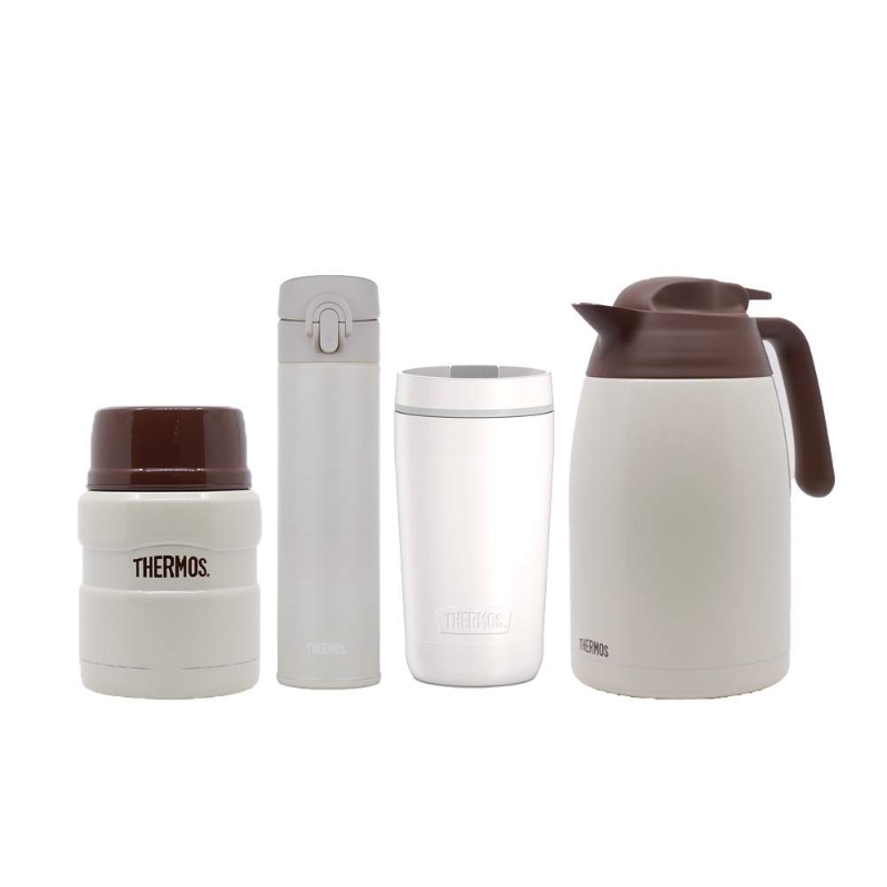限量發售的Thermos新春福袋，包含1.5公升真空保溫手斟壺、355毫升及400毫升真空保溫杯原價$646、優惠價$338C