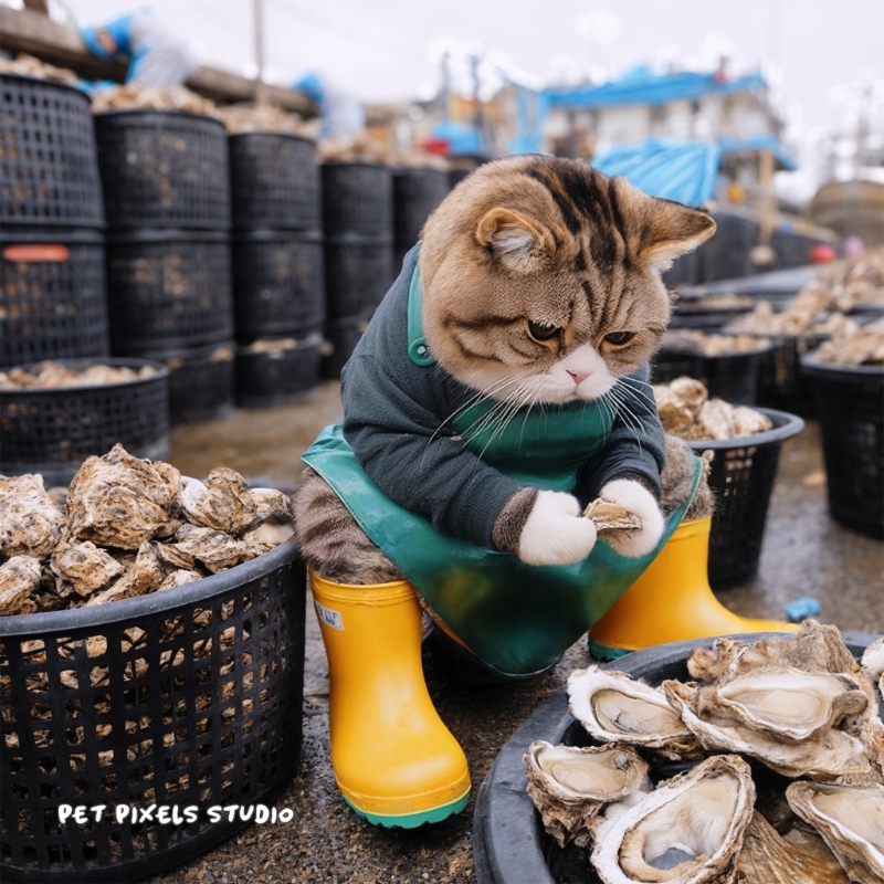 今次“AI百變造型毛孩藝術展”會展出超過50幅搞怪造型毛孩圖