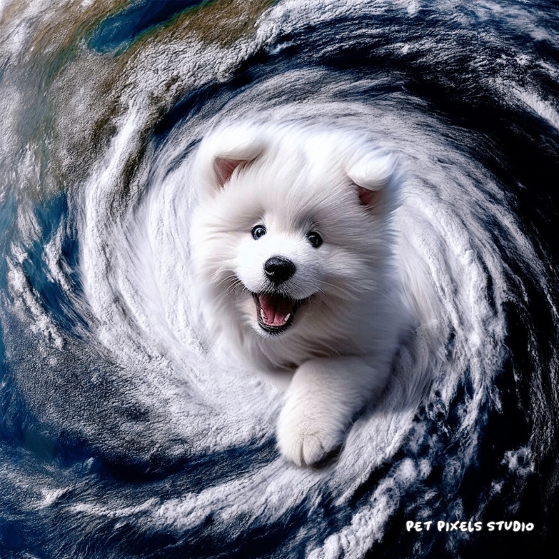 陳志信正是早前在網絡爆紅的“臺風小犬圖”原創者