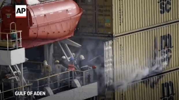 也門叛軍襲商船首致命 也門叛軍襲商船首致命