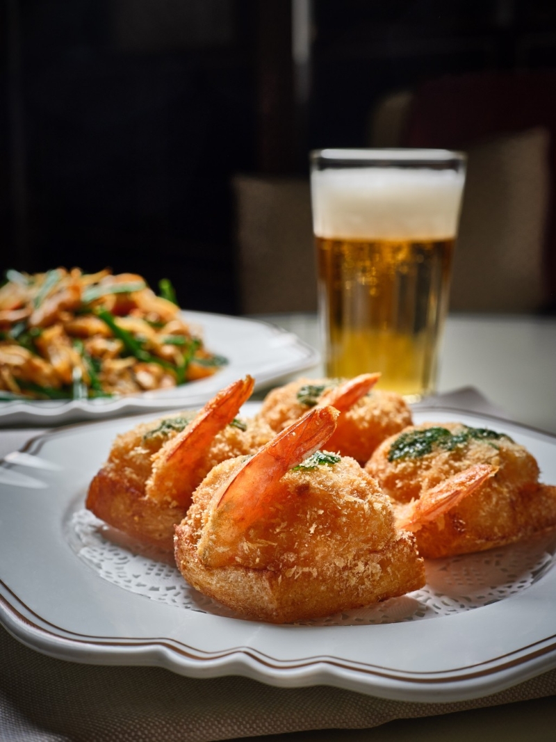 懷舊蝦多士 $128 懷舊蝦多士 $128