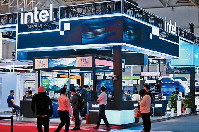 英特爾去年在福州參展 英特爾去年在福州參展