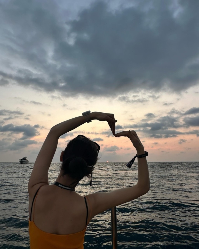 林峯老婆獨自去布吉狂歡？7