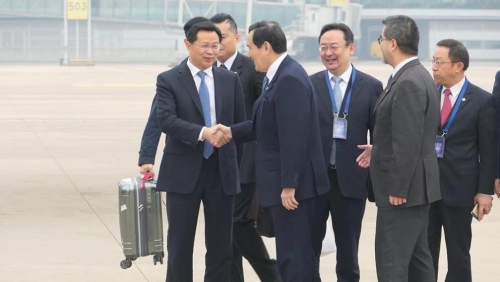 馬英九結束訪陸 馬英九結束訪陸