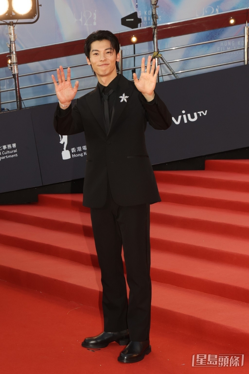臺灣新一代男神許光漢來港出席金像獎。