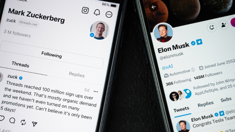 特斯拉執行長馬斯克與Meta執行長扎克伯格經常被拿來做比較。