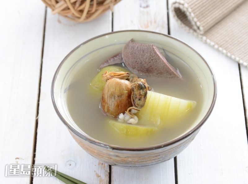 節瓜淡菜豬橫脷湯 節瓜淡菜豬橫脷湯