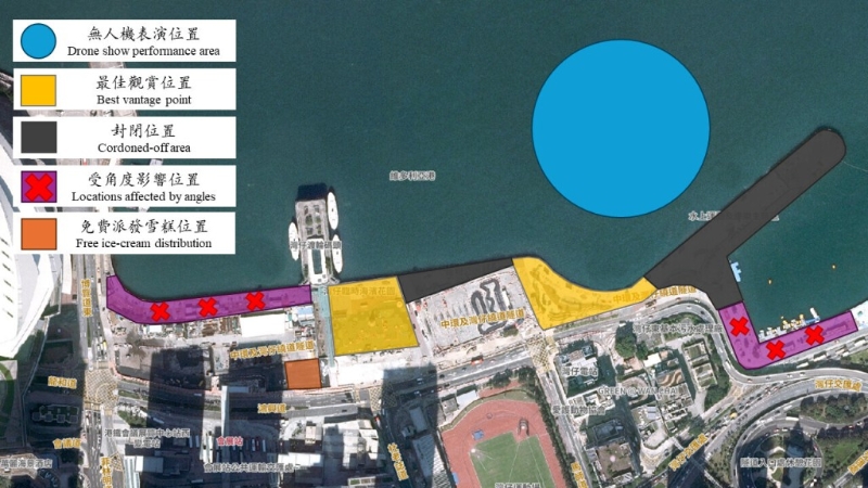 灣仔海濱最佳觀賞位置 灣仔海濱最佳觀賞位置