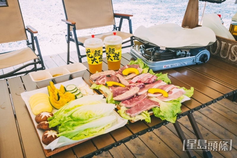 無論入住哪種房型，都可以享用燒烤套餐。