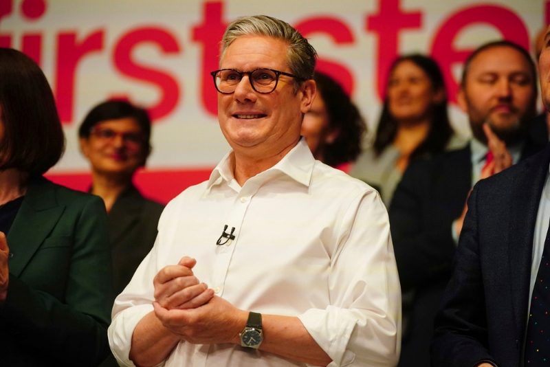 工黨黨魁斯塔默。美聯社