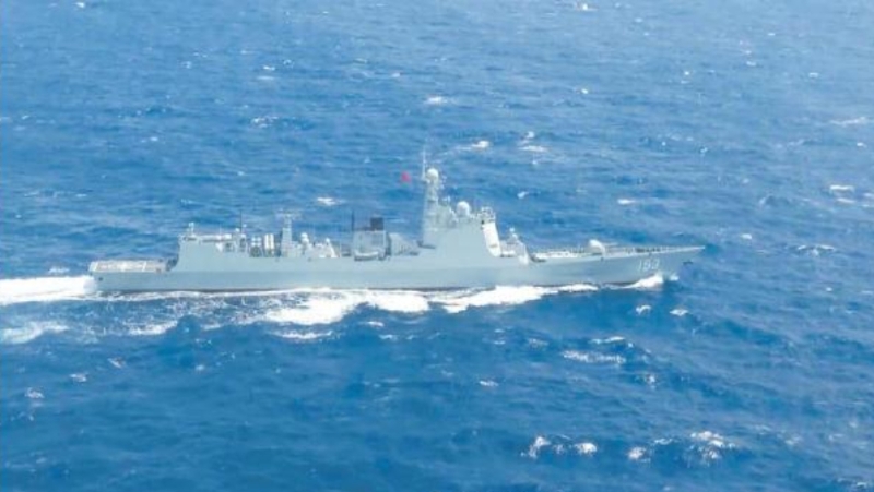 解放軍東部戰區臺島周邊持續展開聯合利劍演習。